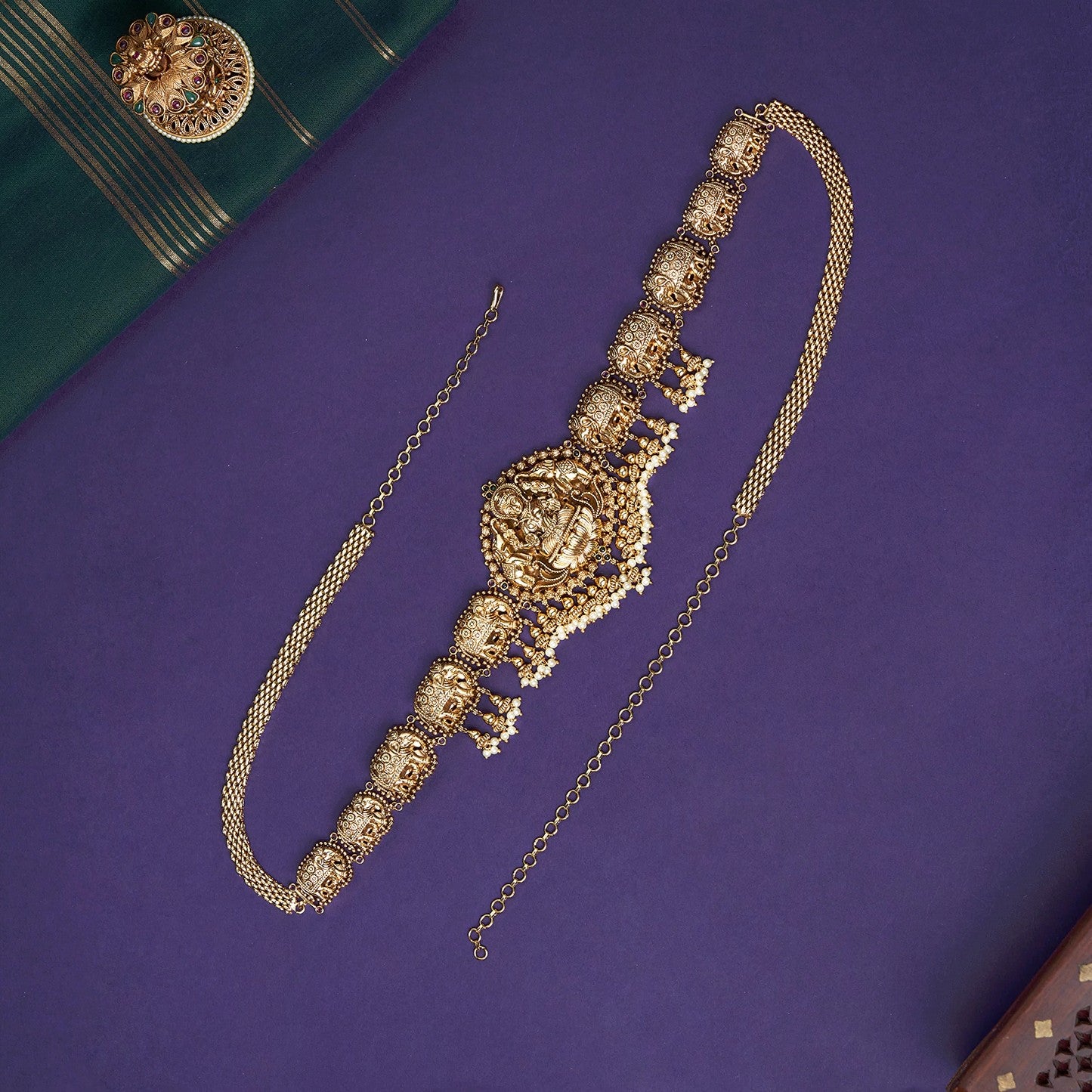 Lakshmi Elephant Hip Chain SM36111