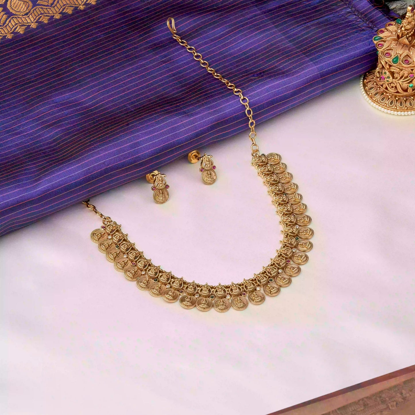 Lakshmi kasulu Necklace SM77185