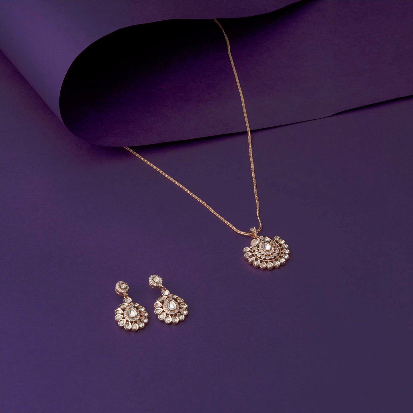 Rose gold Necklace SM77234