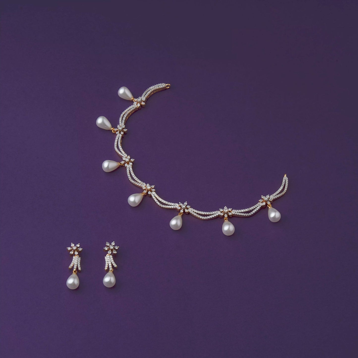 Pearl drop Necklace SM77232