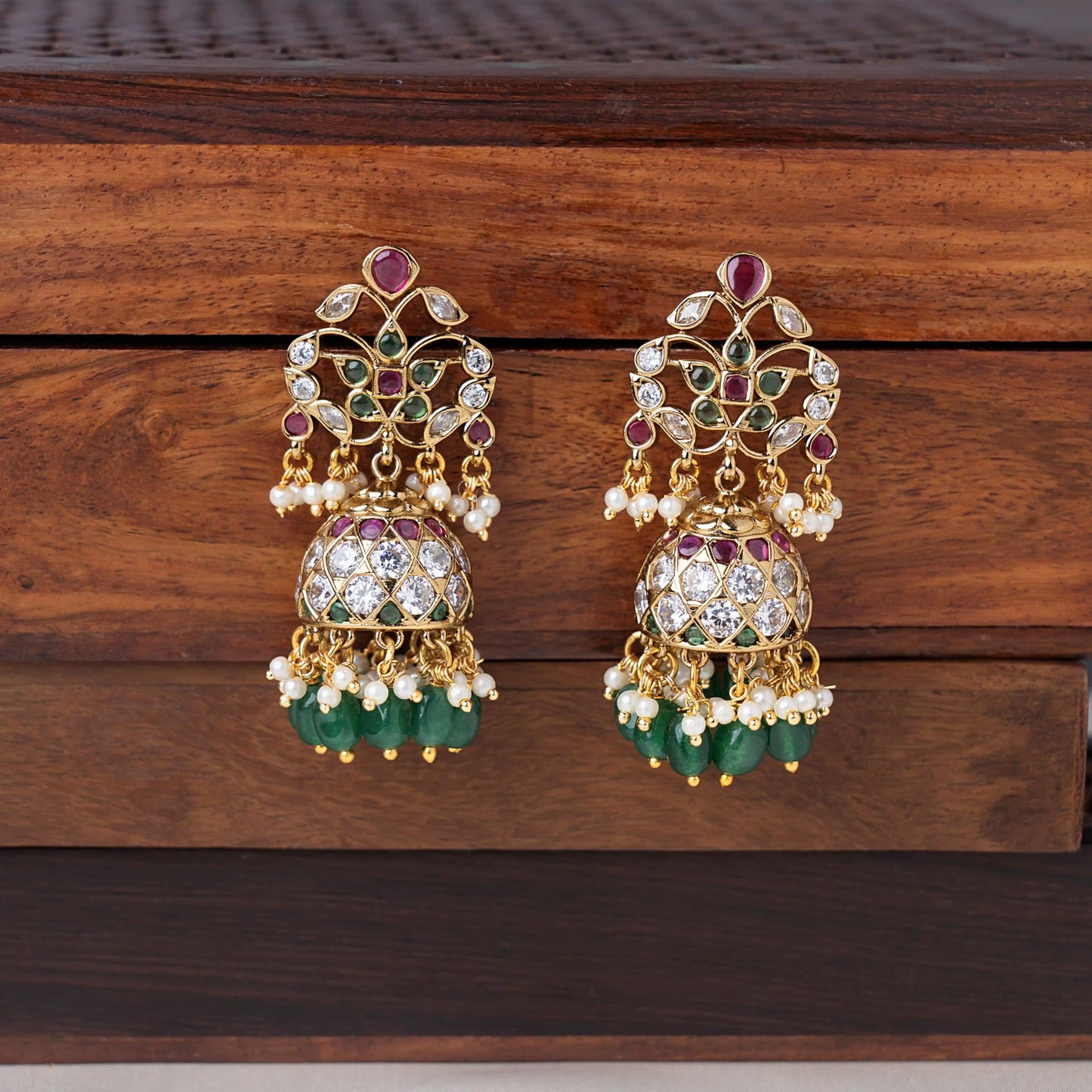 Ethnic Kemp Jhumka