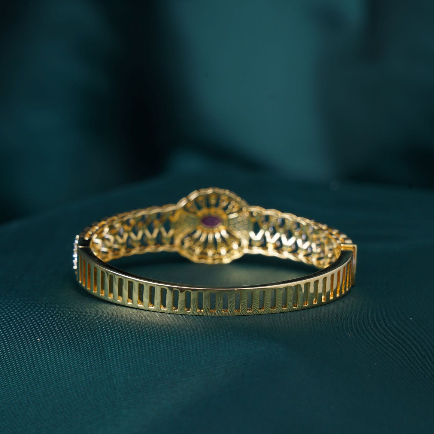 Ruby Stone Luxe Bracelet