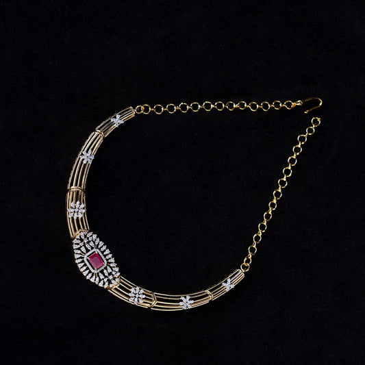 Multi-Strand Red Necklace
