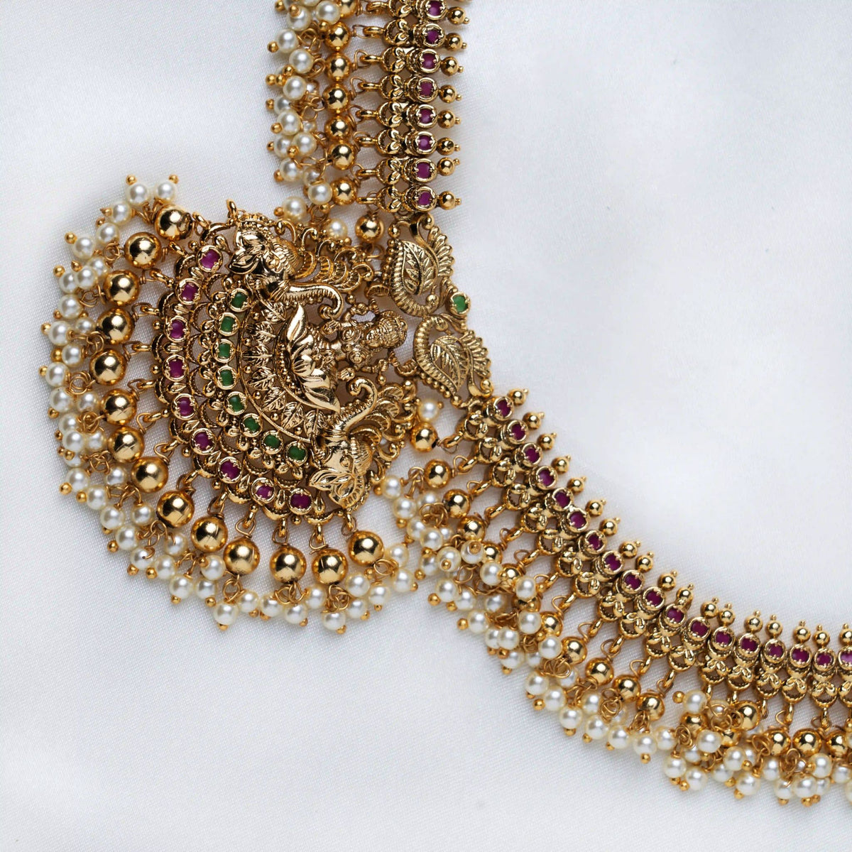 Grand Pearl Lakshmi Haaram