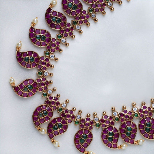 Exquisite Kemp Mango Royal Radiance Haaram