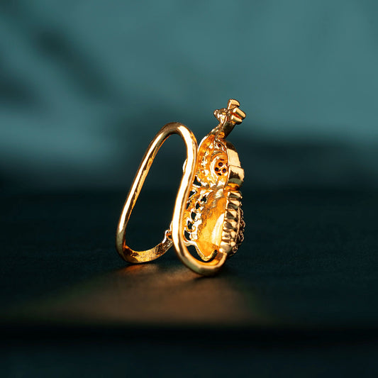 Peacock Vanki Finger Ring