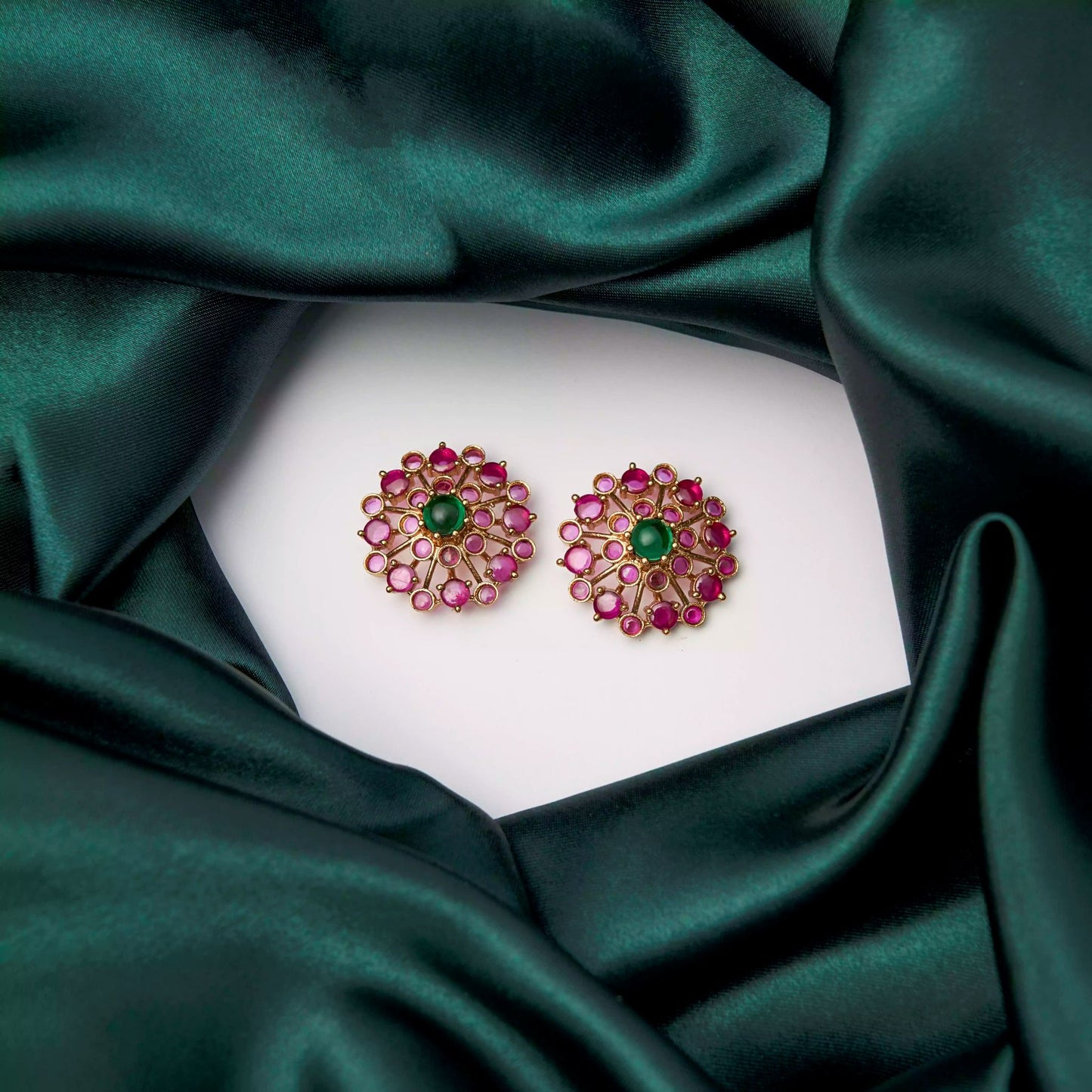 Pink Floral Stud SM21105