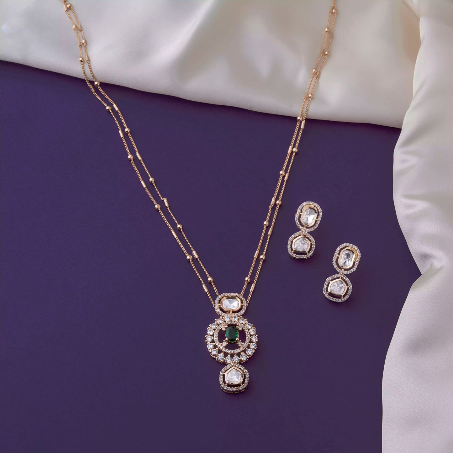 Rose gold Necklace SM77144