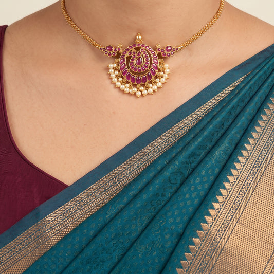 Ruby Bird Choker