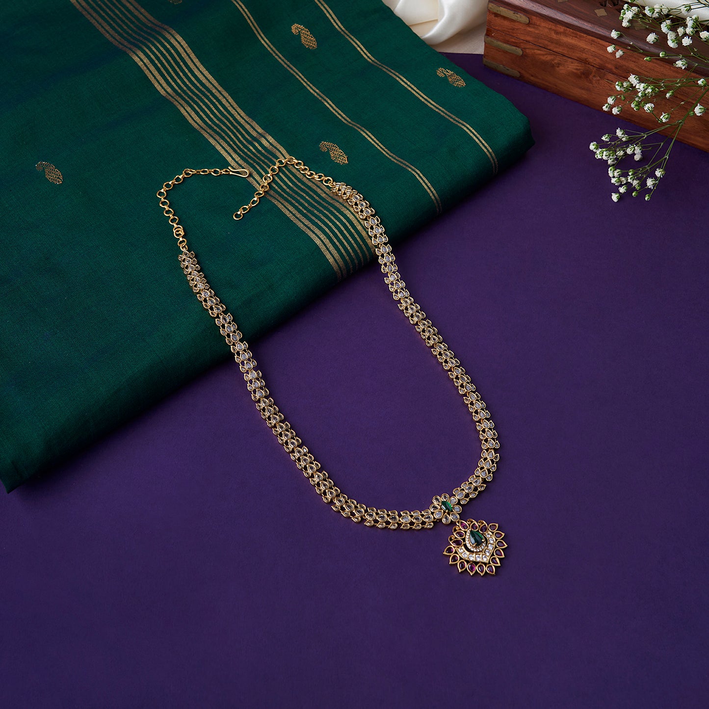Floral Thilakam Haaram SM63127
