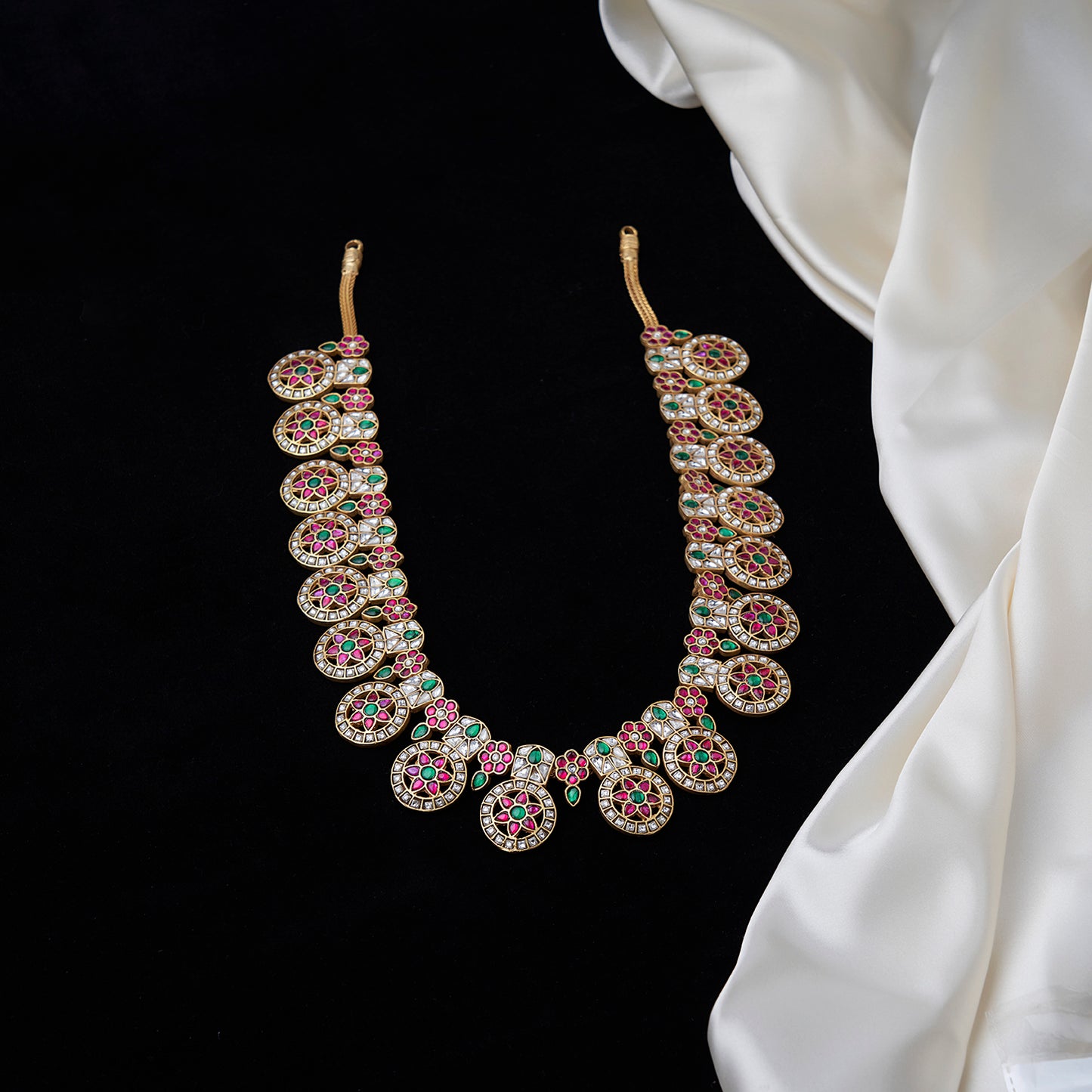 Floral Bottu Jadau Haaram  SM63133