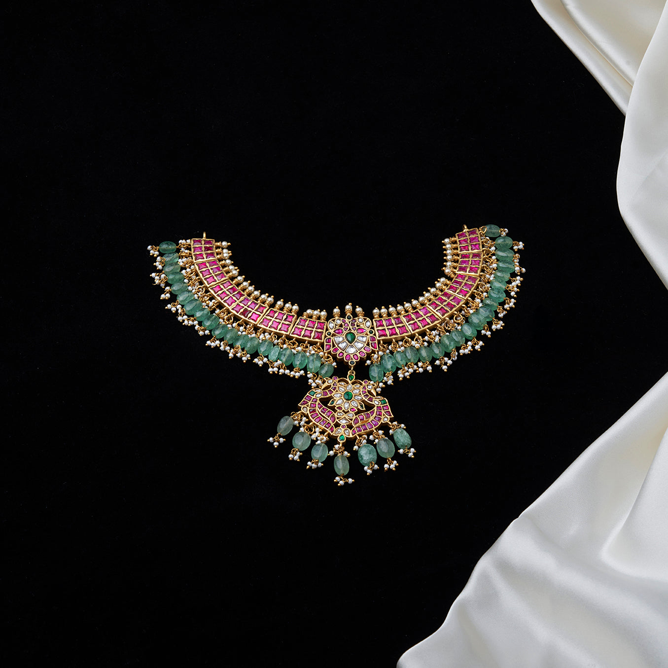 Traditional Jadau Necklace SM77155