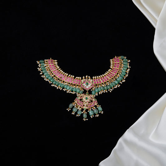 Traditional Jadau Necklace SM77155