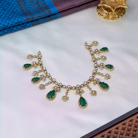 Green Moissanite Necklace SM77230