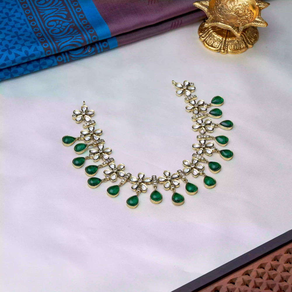 Floral Moissanite Necklace