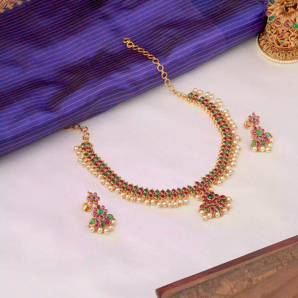 Traditional Floral Necklace