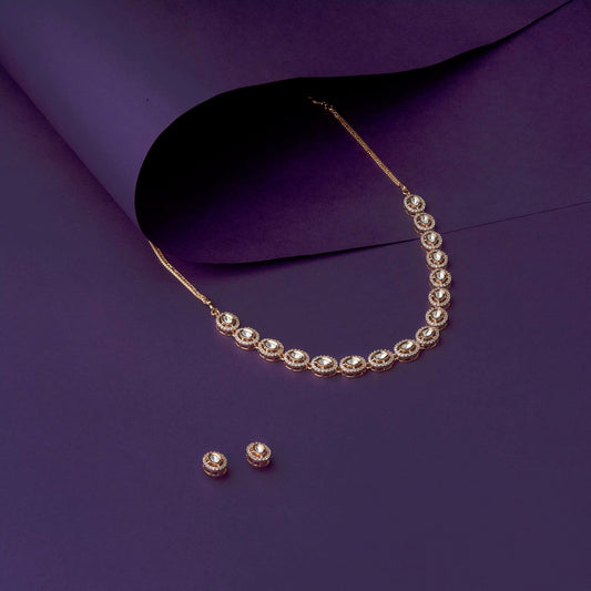 Rose gold Necklace SM77225