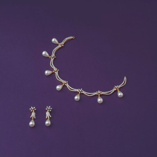 Pearl drop Necklace SM77232