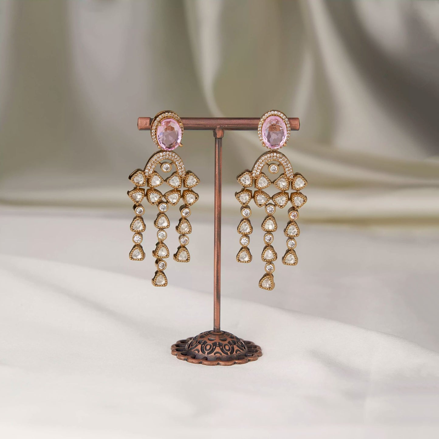 Pink Moissanite Necklace SM77224