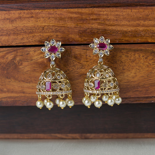 Elegant Floral Jhumka SM72305