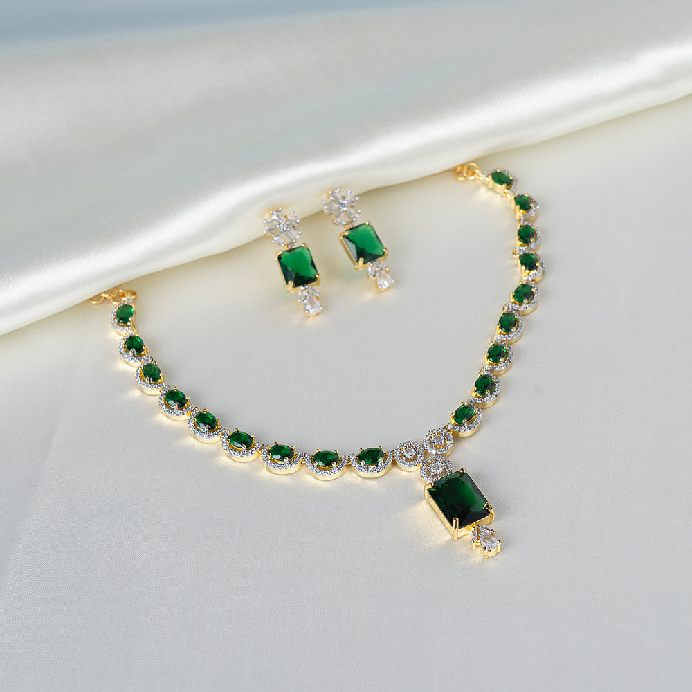 Emerald Cocktail Necklace