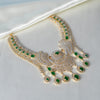 Statement Emerald & Zircon Necklace