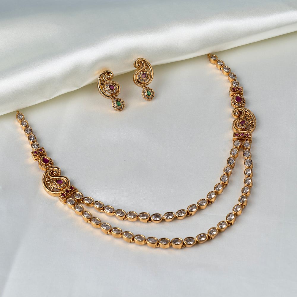 Dual Layer Mango Necklace