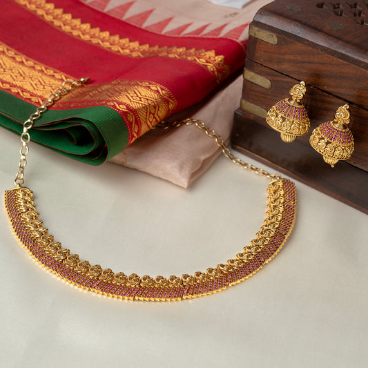 Elegant Ruby Necklace SM77307