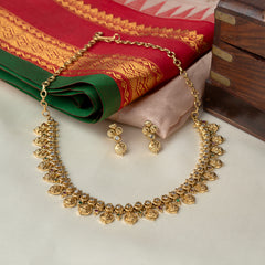 Traditional Lakshmi Kasu Necklace SM7304