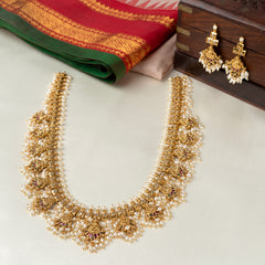 Traditional Lakshmi Guttapusalu Necklace SM77305