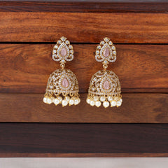 Pink Victorian Jhumka