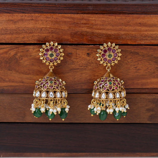 Floral Jhumka