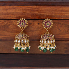 Floral Jhumka