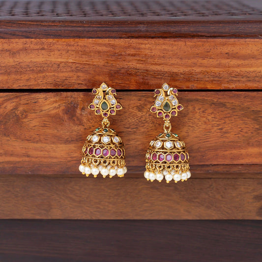 Dual Bird Kemp Jhumka