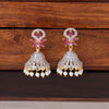 Ruby Floral Cone Jhumka