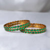 Oval Emerald Bangles