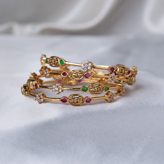 Lakshmi Floral Bangles