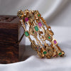 Swan Ruby Emerald Bangles