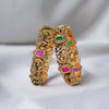 Swan Ruby Emerald Heritage Bangles