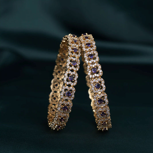 Purple Victorian Bangles