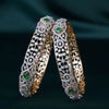Cutwork Emerald Statement Bangles