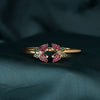 Twin Butterfly Ruby Kemp Bracelet