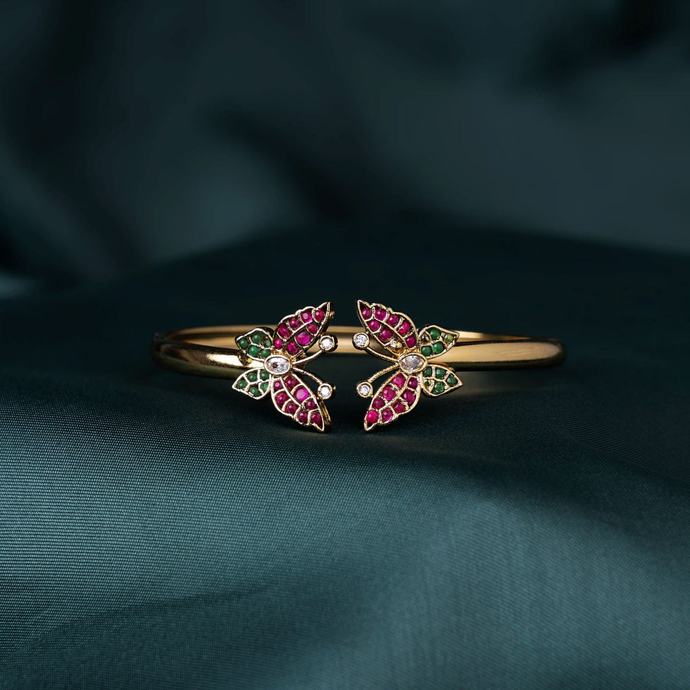 Twin Butterfly Ruby Kemp Bracelet