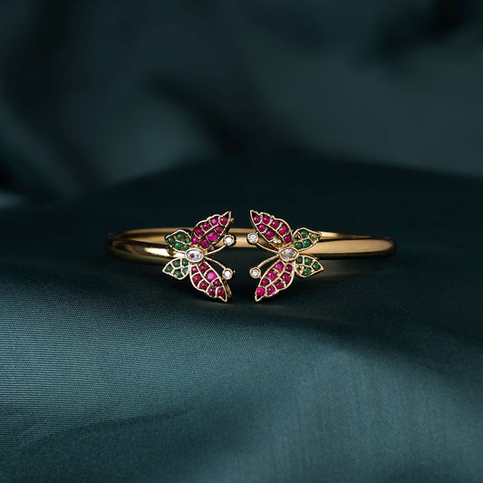 Twin Butterfly Ruby Kemp Bracelet