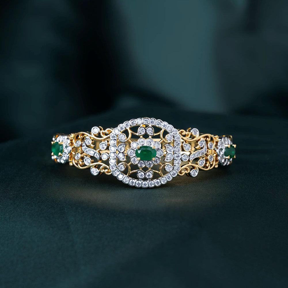 Regal Emerald Bracelet