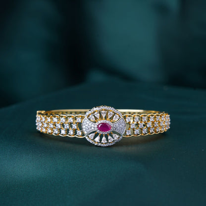 Ruby Stone Luxe Bracelet
