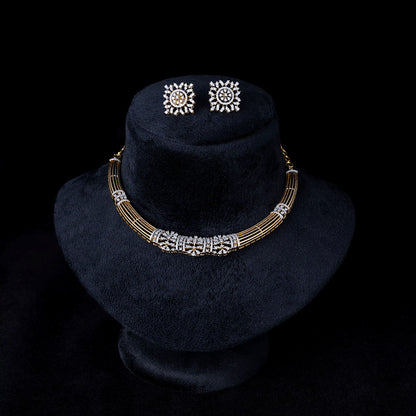 Multi-Strand Zircon Necklace