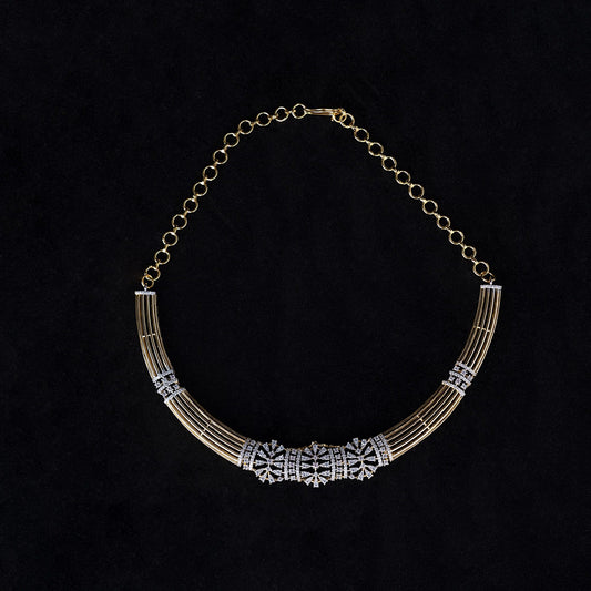 Multi-Strand Zircon Necklace