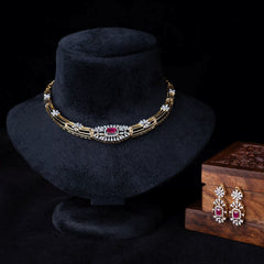 Multi-Strand Red Necklace