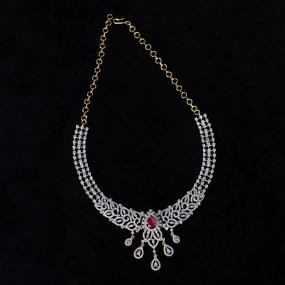 Interchangeable Zircon Statement Necklace